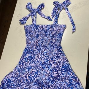 Lilly Pulitzer Kailua smocked dress women’s size small
